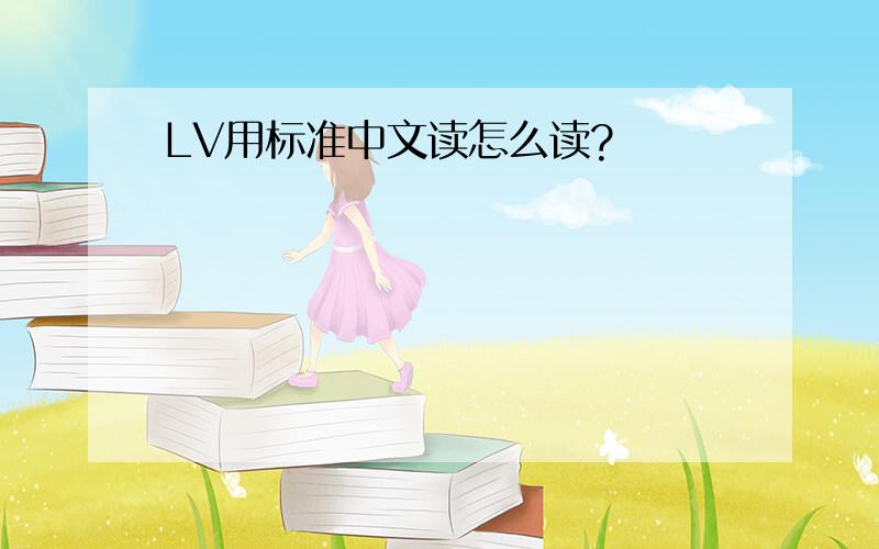 LV用标准中文读怎么读?